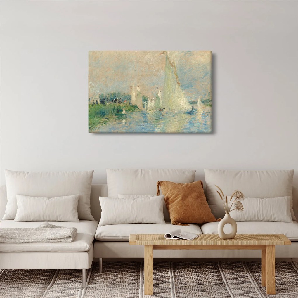 Obraz - Auguste Renoir, Regatta at Argenteuil, reprodukcia (90x60 cm)