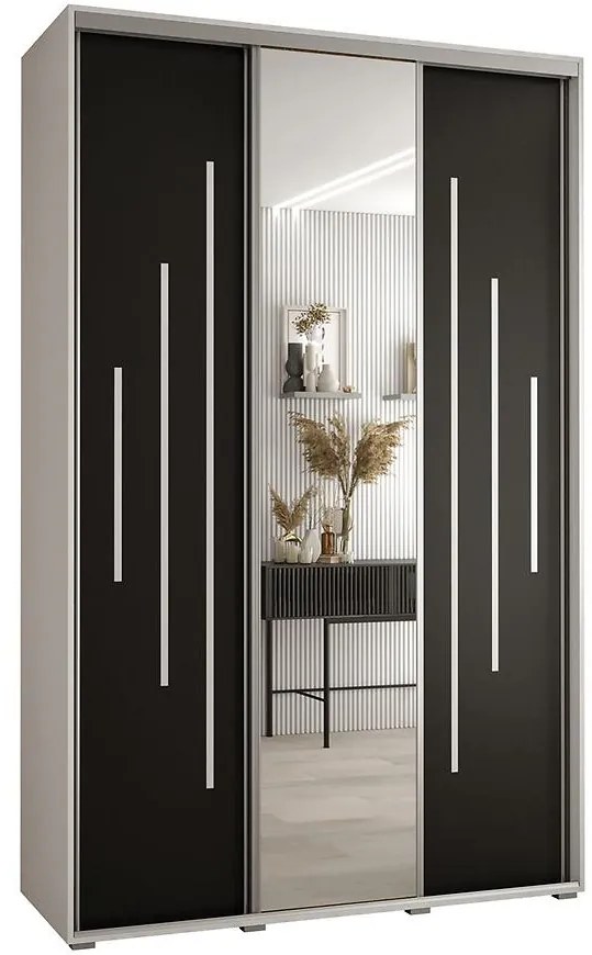 Skriňa 45 Canaris 13 170 biela/čierna/silver