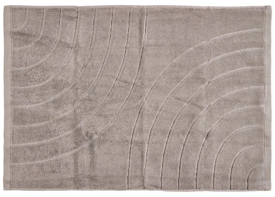 Sivobéžový froté bavlnený uterák 50x70 cm Time – Zone