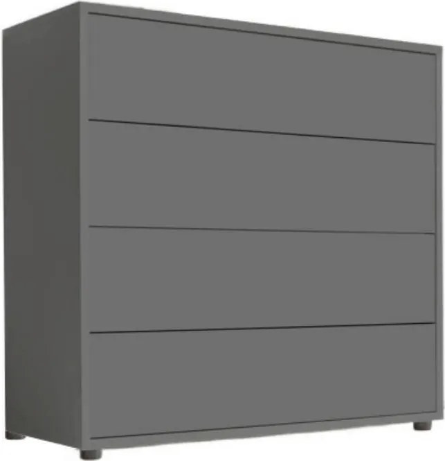 XXXLutz KOMODA, antracitová, 79/73/33 cm MID.YOU - Komody - 001067000203