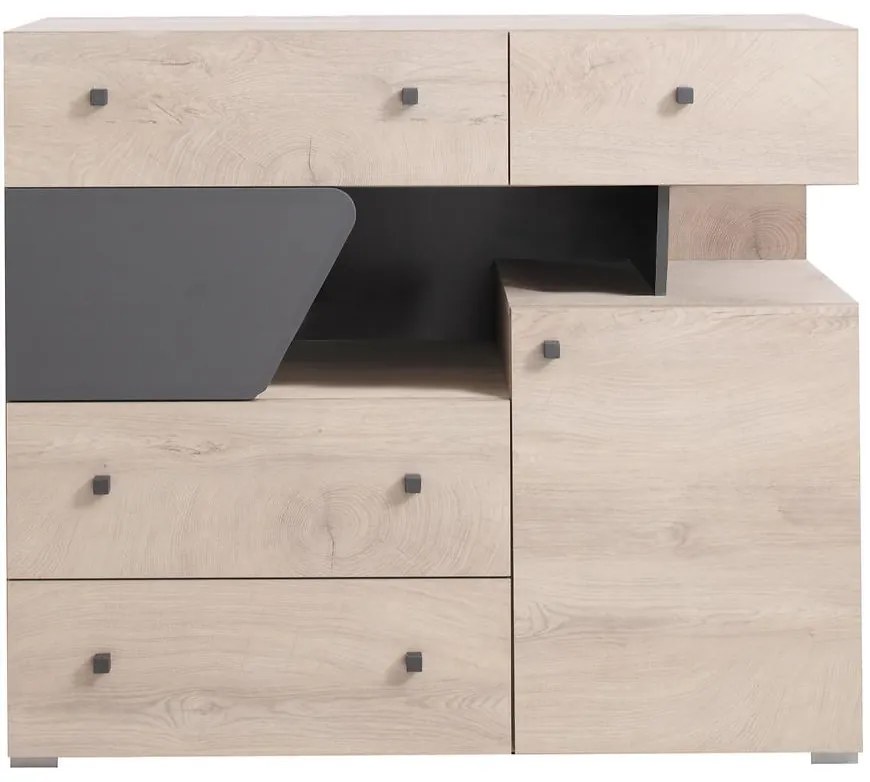 Komoda Delta 110 dl11 dub/antracit