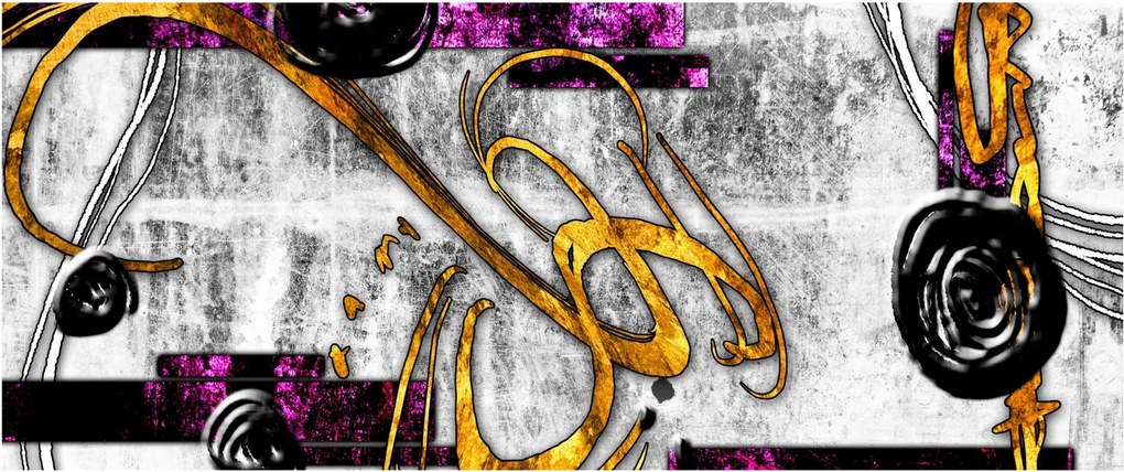 Obraz abstrakcie (120x50 cm)