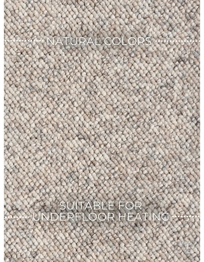 Sivokrémový prateľný behúň 80x240 cm Rocco Dark Cream – Elle Decoration