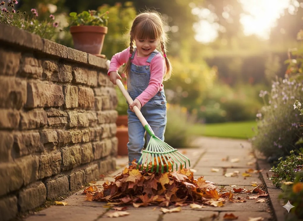 Garden Line HRABLICE NA LÍSTIE 70 x 24 CM „LITTLE GARDENER“ – ZELENÉ