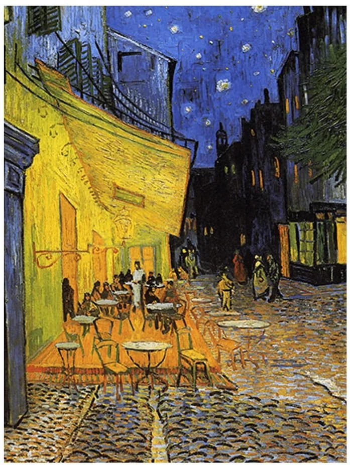 Reprodukcia obrazu Vincenta van Gogha - Cafe Terrace, 40 × 30 cm