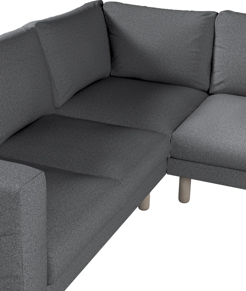 Norsborg poťah na rohovú sedačku - 4 os. farba produktu sivá látka zapletaná