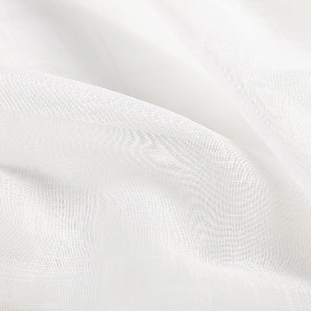 Voál krémovo biely žíhaný s olovkom ZAC-002 výška 275 cm Šitie na mieru