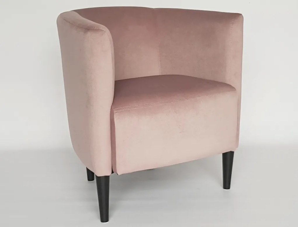 Kreslo Navara, ružová látka