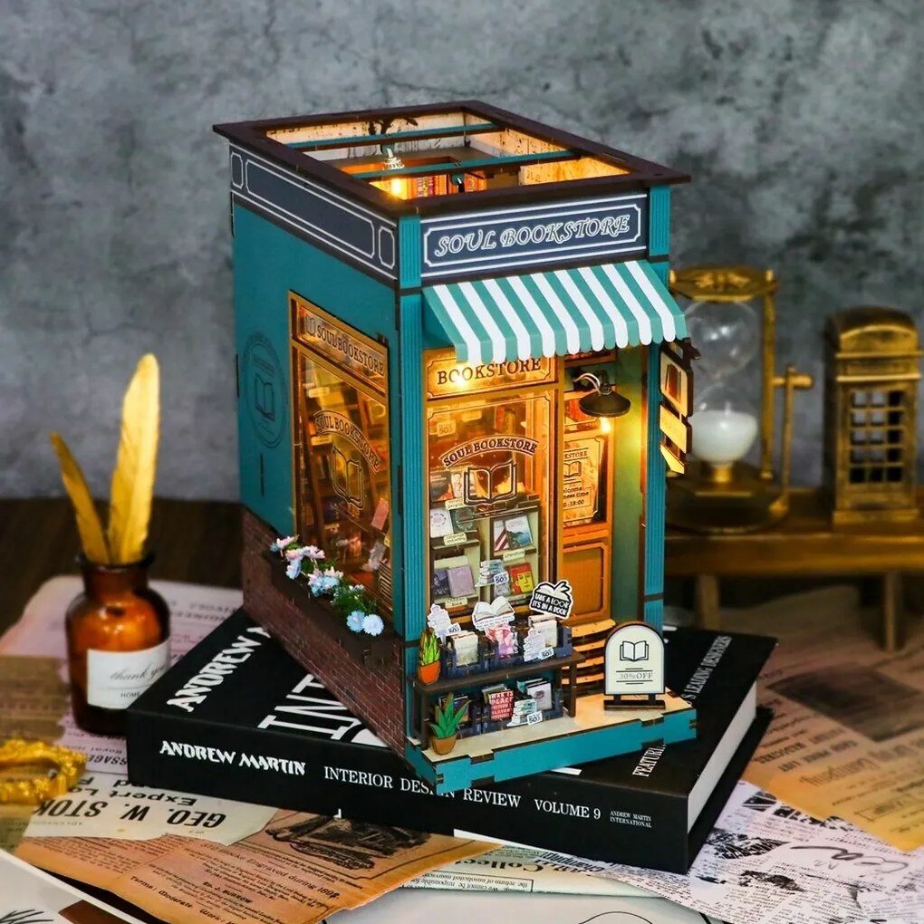 2Kids Toys 3D skladačka Zarážka na knihy Kníhkupectvo duše