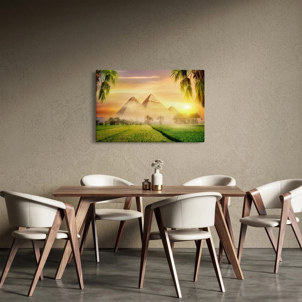 Obraz - Pyramídy (90x60 cm)
