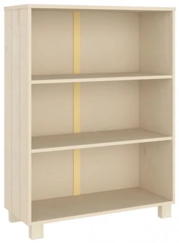 vidaXL Knižnica medovo-hnedá 85x35x112 cm masívne borovicové drevo-