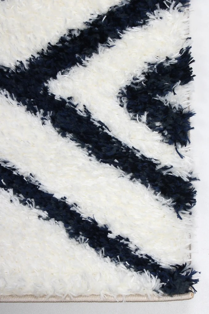 Koberec Boho 638 CREAM/NAVY BLUE rozmery koberec: 133x190 cm