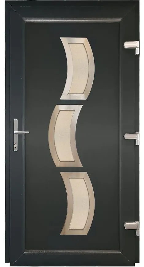 Dvere vchodové Osijek D32 90P antracit