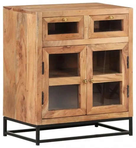 vidaXL Komoda 60x35x70 cm masívne akáciové drevo-