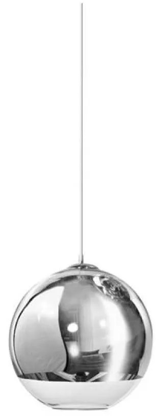 Azzardo AZ0732 - Luster na lanku SILVER 1xE27/60W/230V