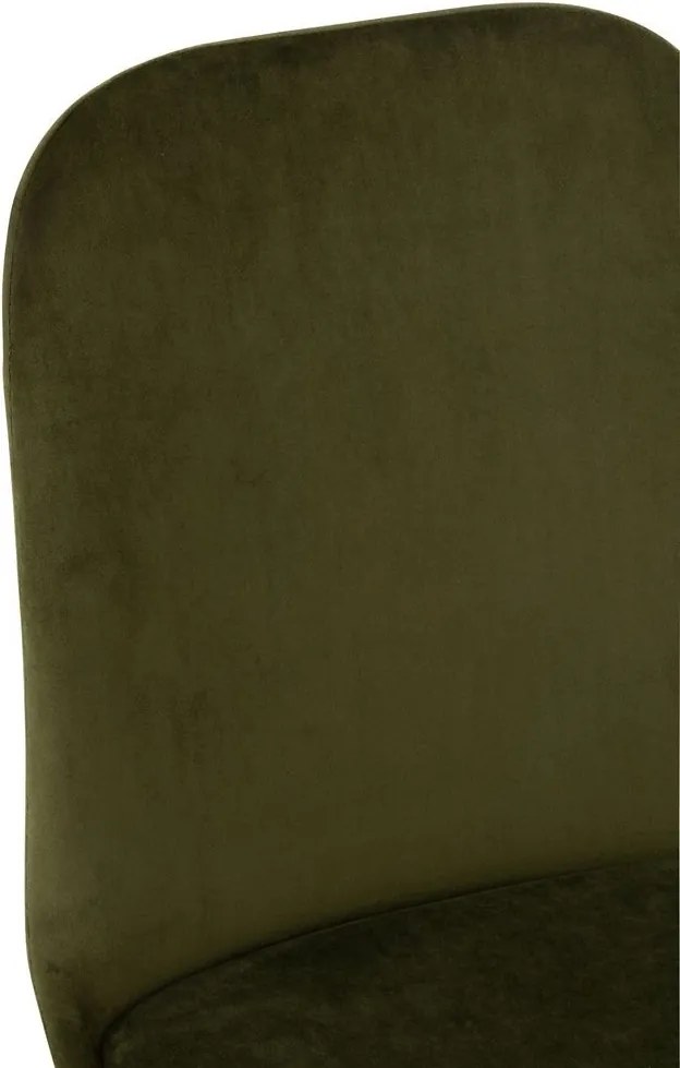 Zelená zamatová jedálenská stolička Chair Claire Green - 46*44*86cm