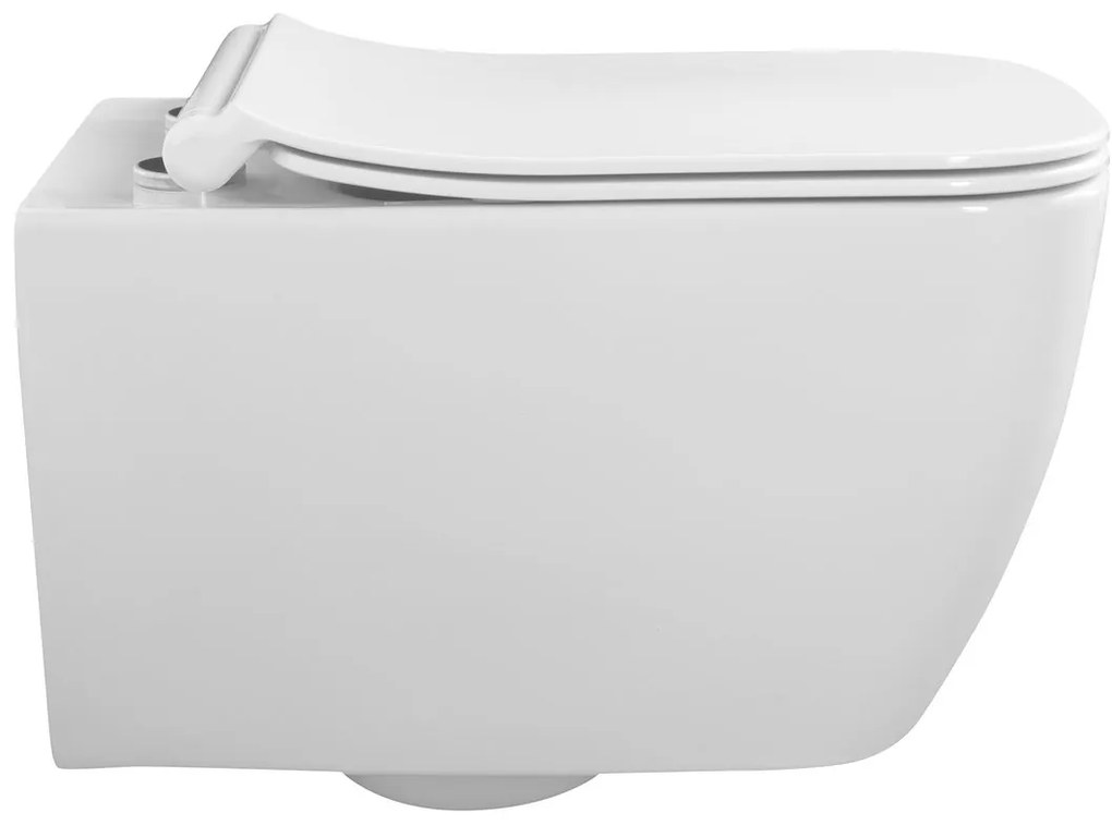 Isvea Isvea, VEA závesná WC misa, Rimless, 34,5x52cm, biela, 10VA02001