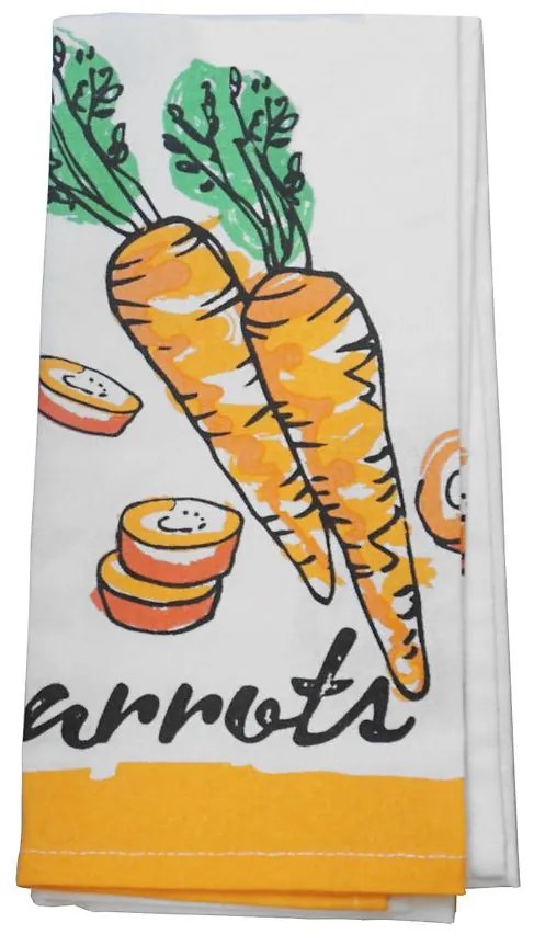 Sada kuchynských utierok mrkva 2 ks