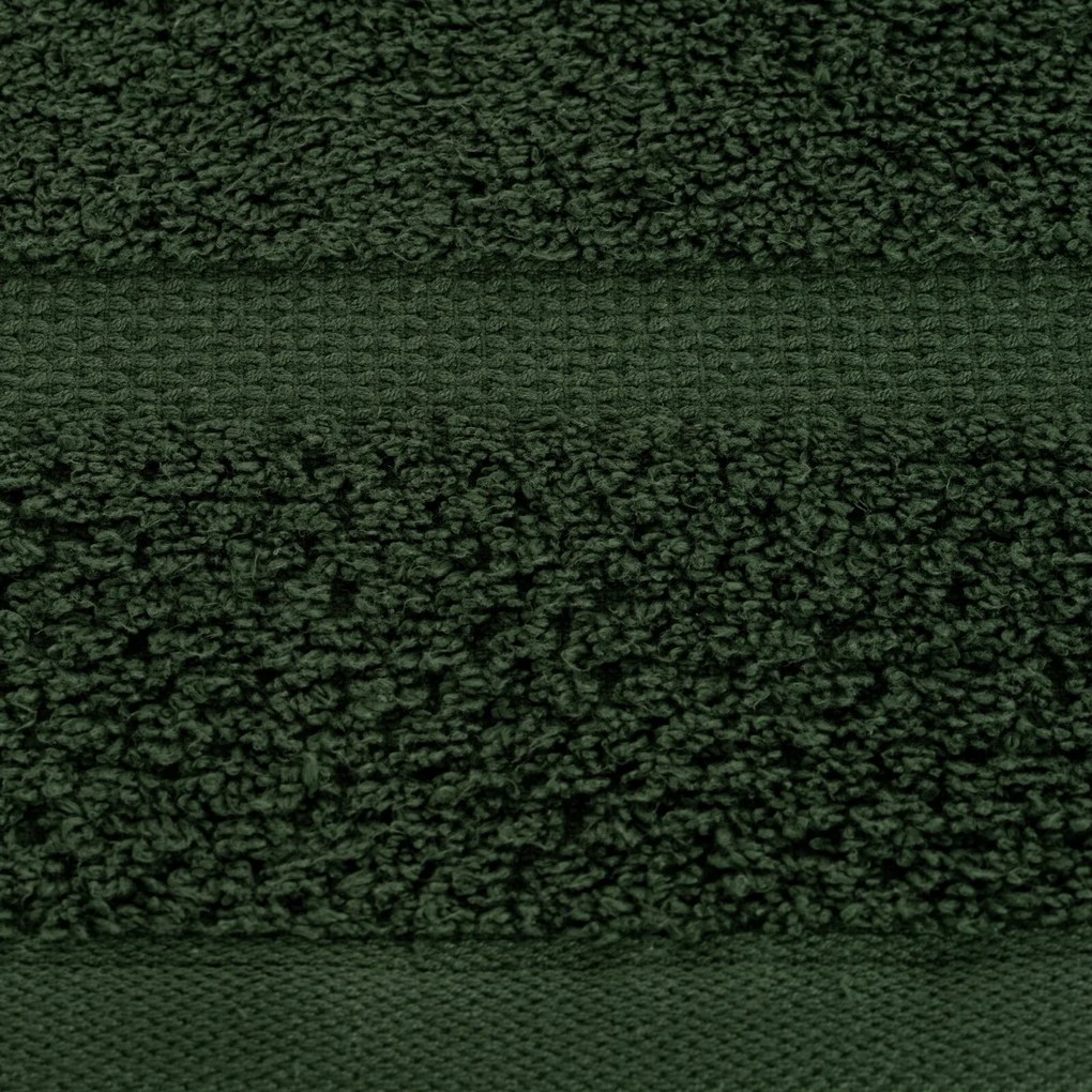 BAVLNENÝ UTERÁK VILIA 70X140 CM TMAVOZELENÁ