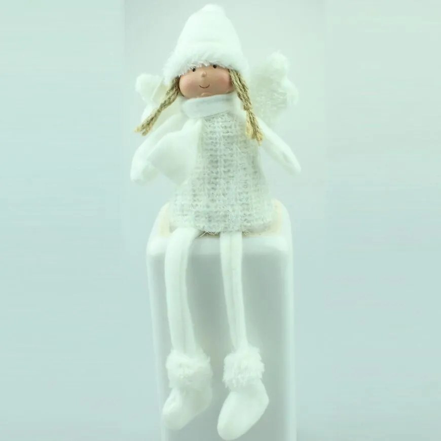 Plyšová dekorácia s visiacimi nohami 31 cm 66254