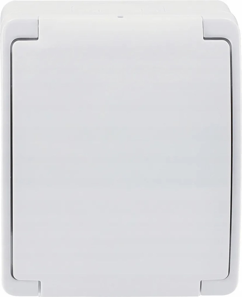 BERGE Jedna hermetická prisadená zásuvka IP44