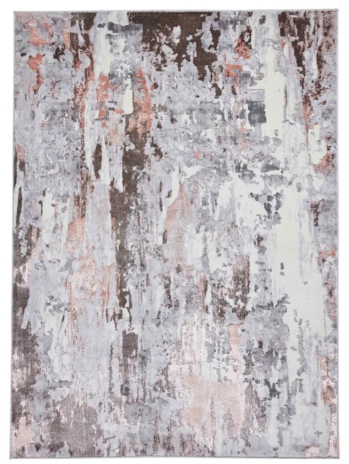 Sivo-ružový koberec Think Rugs Apollo, 160 x 220 cm