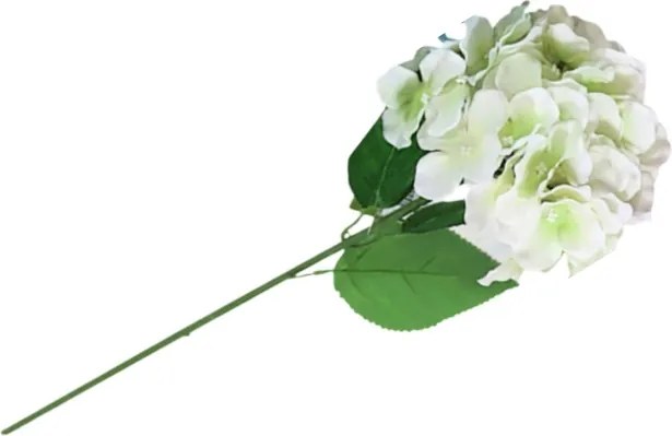 Umelá kvetina HORTENZIA 54 cm - viac farieb Farba: Biela