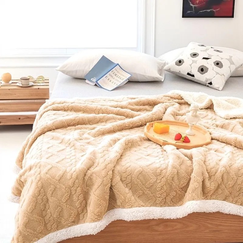 Hrejivá barančeková deka Homa KOBELA BEIGE