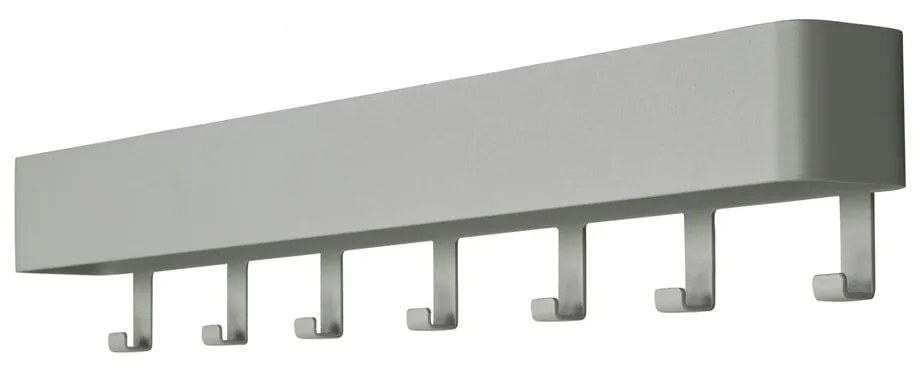 Sivozelený kovový nástenný vešiak s poličkou 72 cm Dax Play – Spinder Design