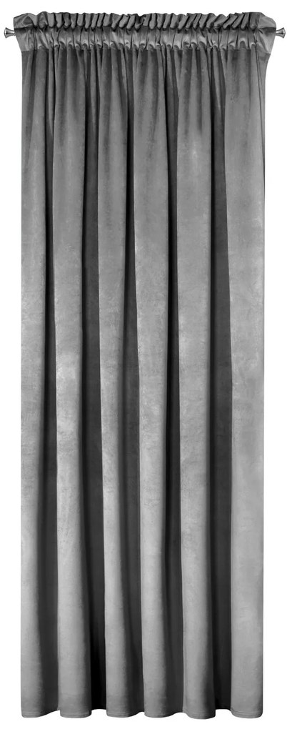 ZATEMŇOVACÍ ZÁVES NA PÁSKE ROSA 135X300 CM SIVÁ