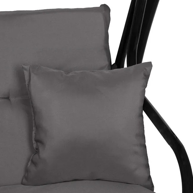 Záhradná hojdačka LINDA SPRINGOS GS0003-sivá