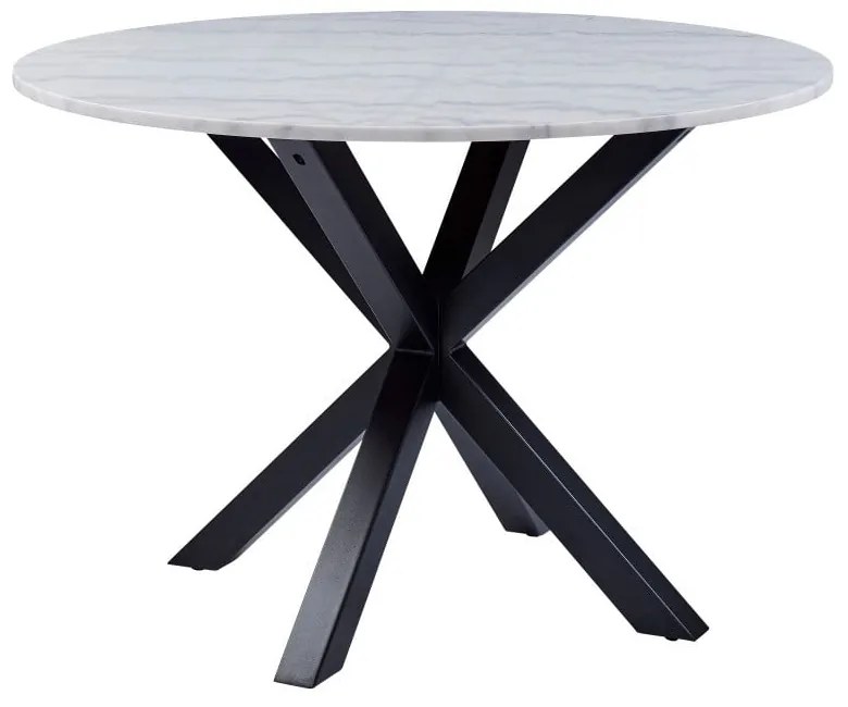 Jedálenský stôl s mramorovou doskou Actona Heaven, ⌀ 110 cm