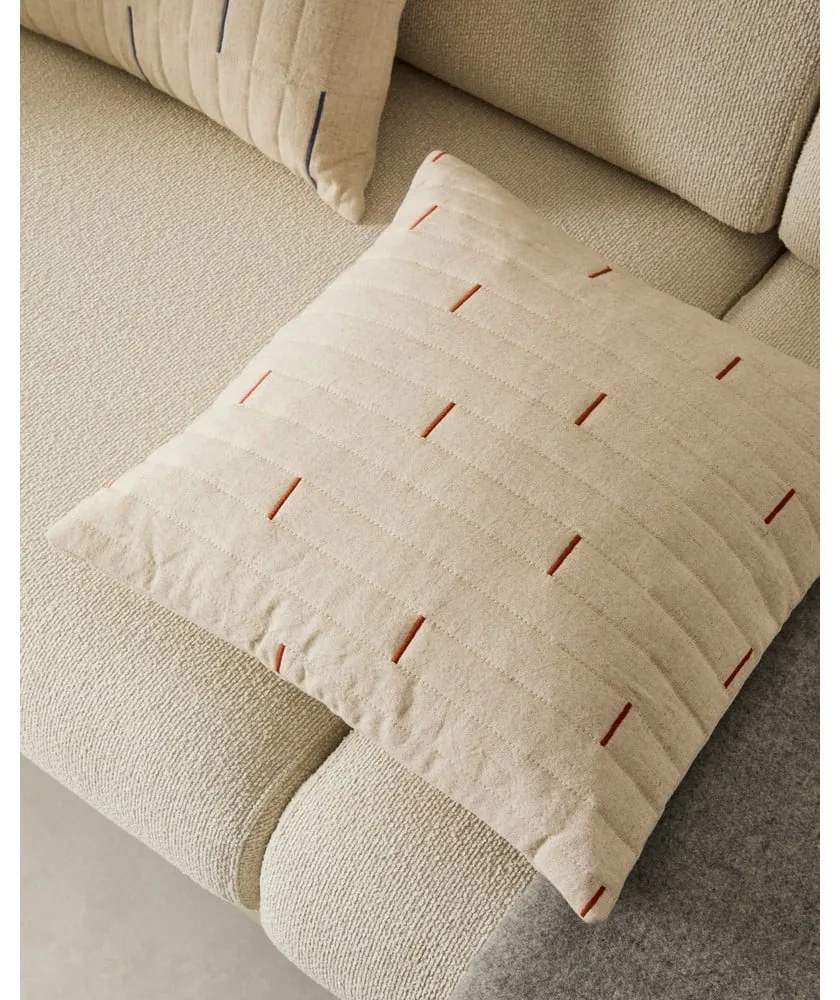 Obliečka na vankúš s prímesou ľanu 45x45 cm Blaina – Kave Home