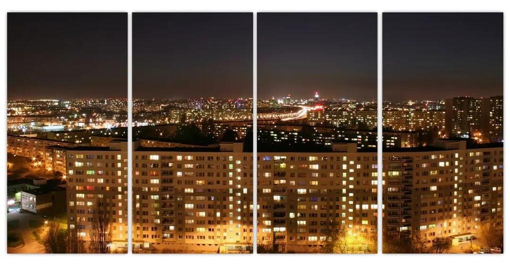 Nočné mesto - obraz