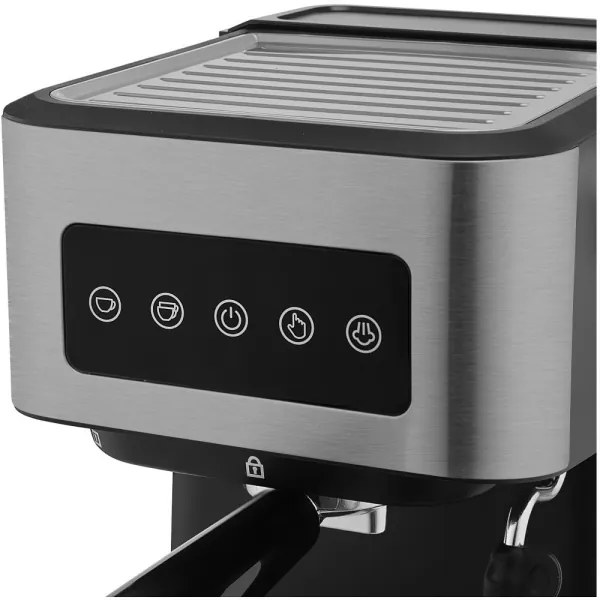 Sencor - pákový espresso kávovar 1050W/230V čierny/matný chróm