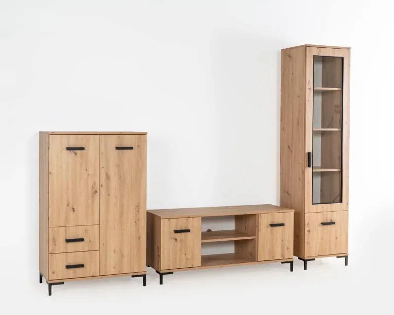 Obývacia stena REVO, dub artisan