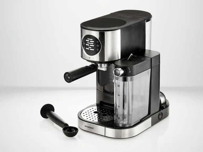 SILVERCREST® Espresso kávovar s napeňovačom mlieka SE (100271697)