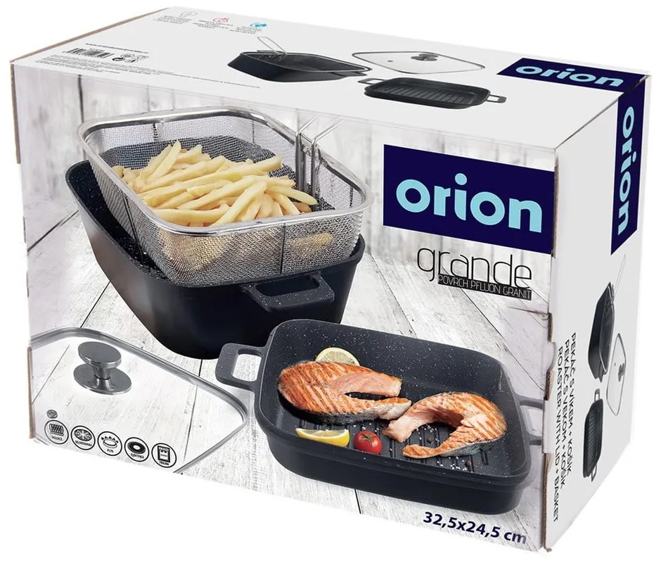 Hliníkové pekáče v súprave 2 ks 24,5x32,5 cm GRANDE – Orion