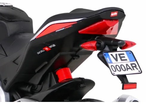 Elektrická motorka Aprilia Tuono V4 RAMIZ - červená
