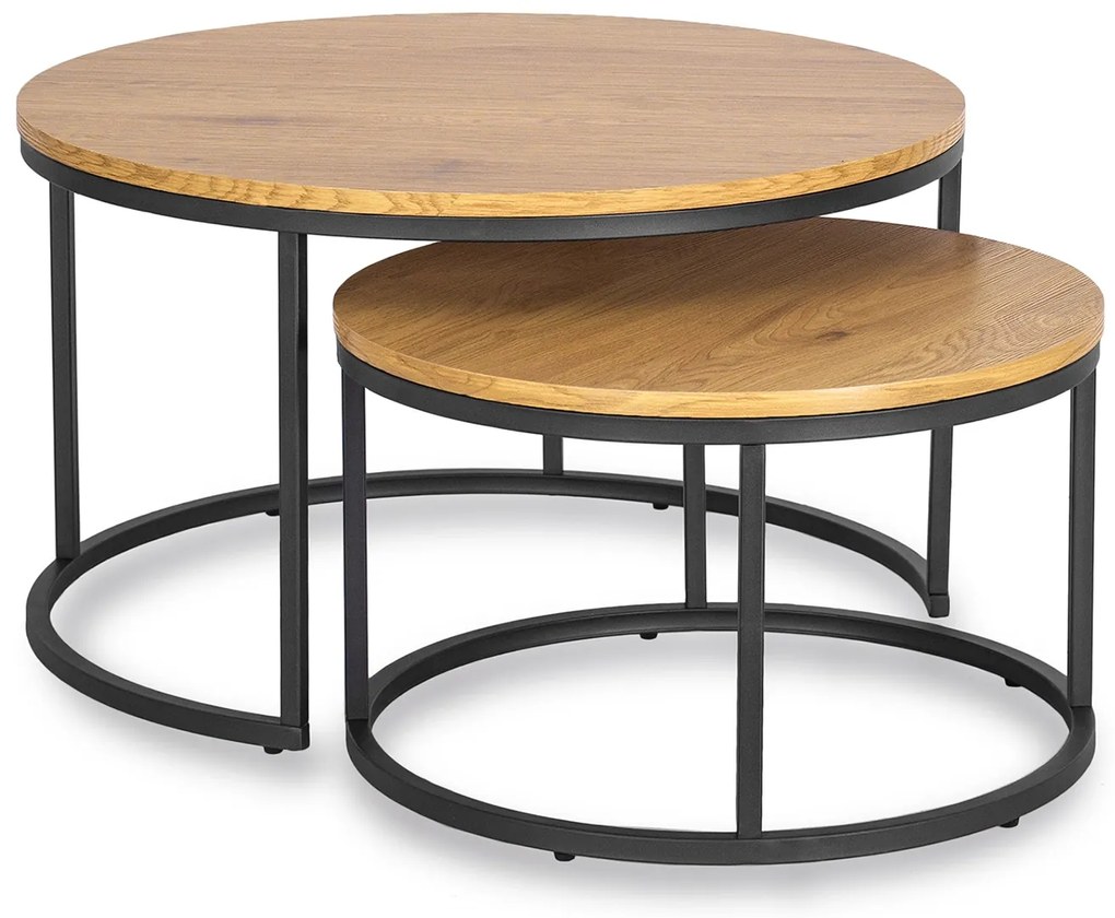 PROXIMA.store - Set konferenčných stolíkov DELIA VEĽKOSŤ: MAXI