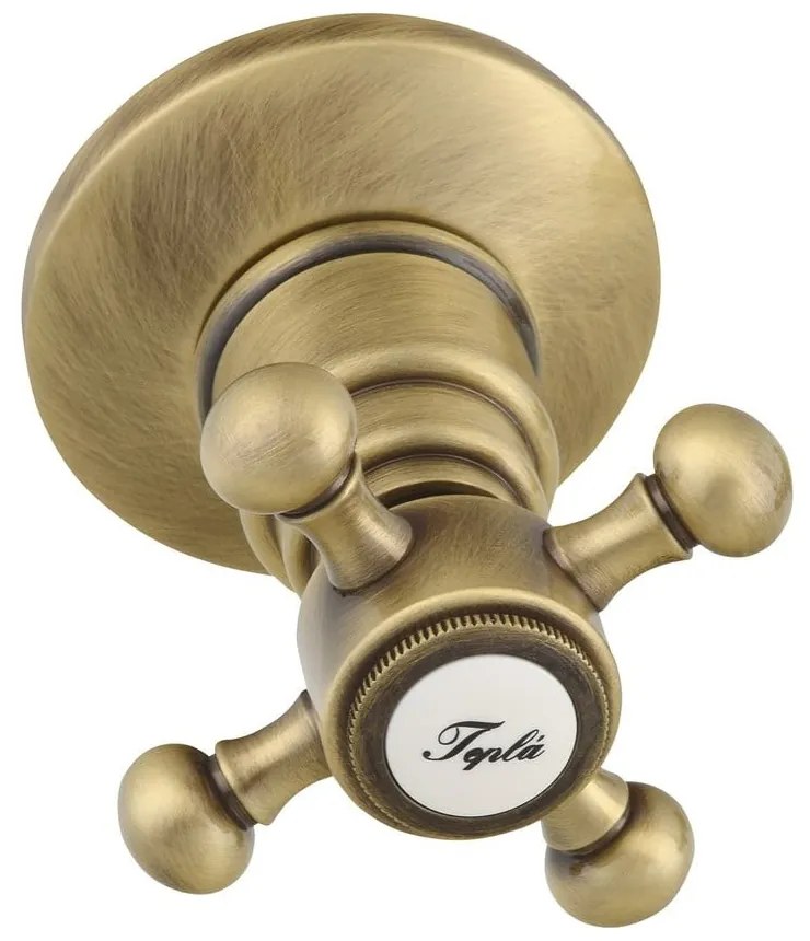 Podomietková sprchová batéria v bronzovej farbe (2 výstupy) Antea – Sapho