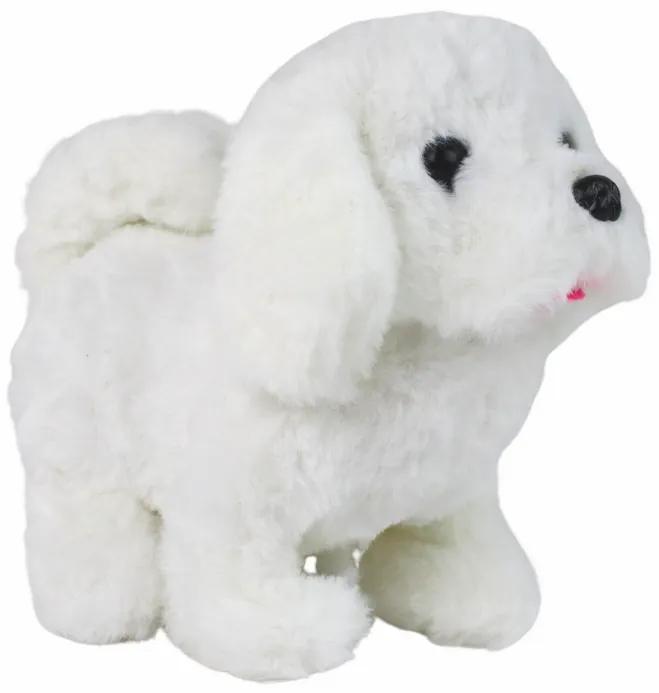 Lean Toys Interaktívna hračka – Biely psík