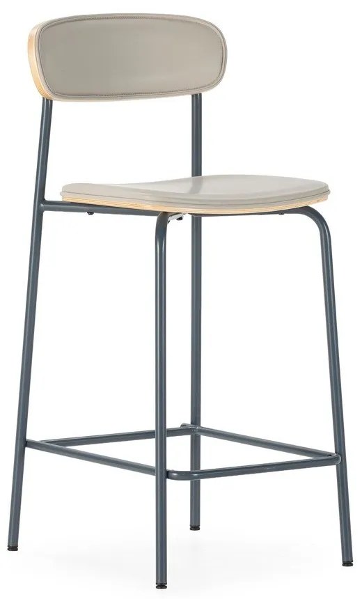 Béžové čalúnené barové stoličky v súprave 2 ks (výška sedadla 65,5 cm) Saula – Marckeric