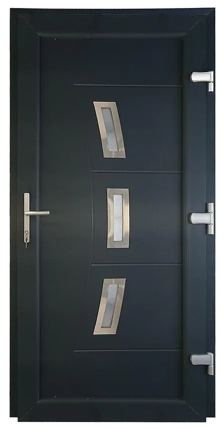 Dvere vchodové Candy D26 90P antracit