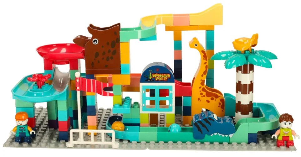 KIK Kreativní bloky dinosauří park kuličková dráha 147sz