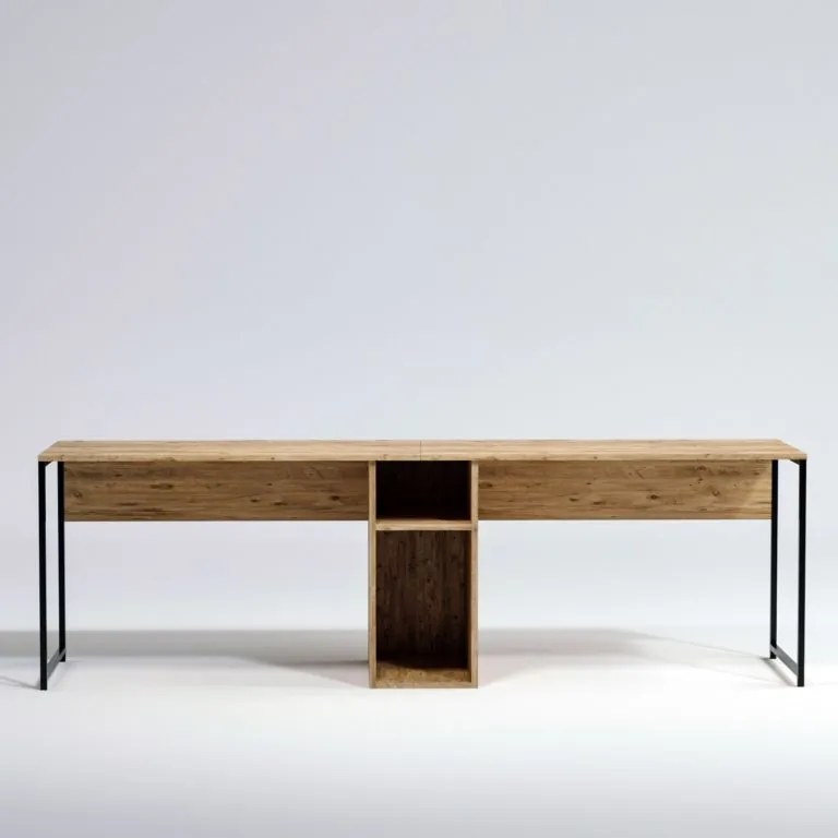 Pracovný stôl, 240 x 74 x 60 cm, dub