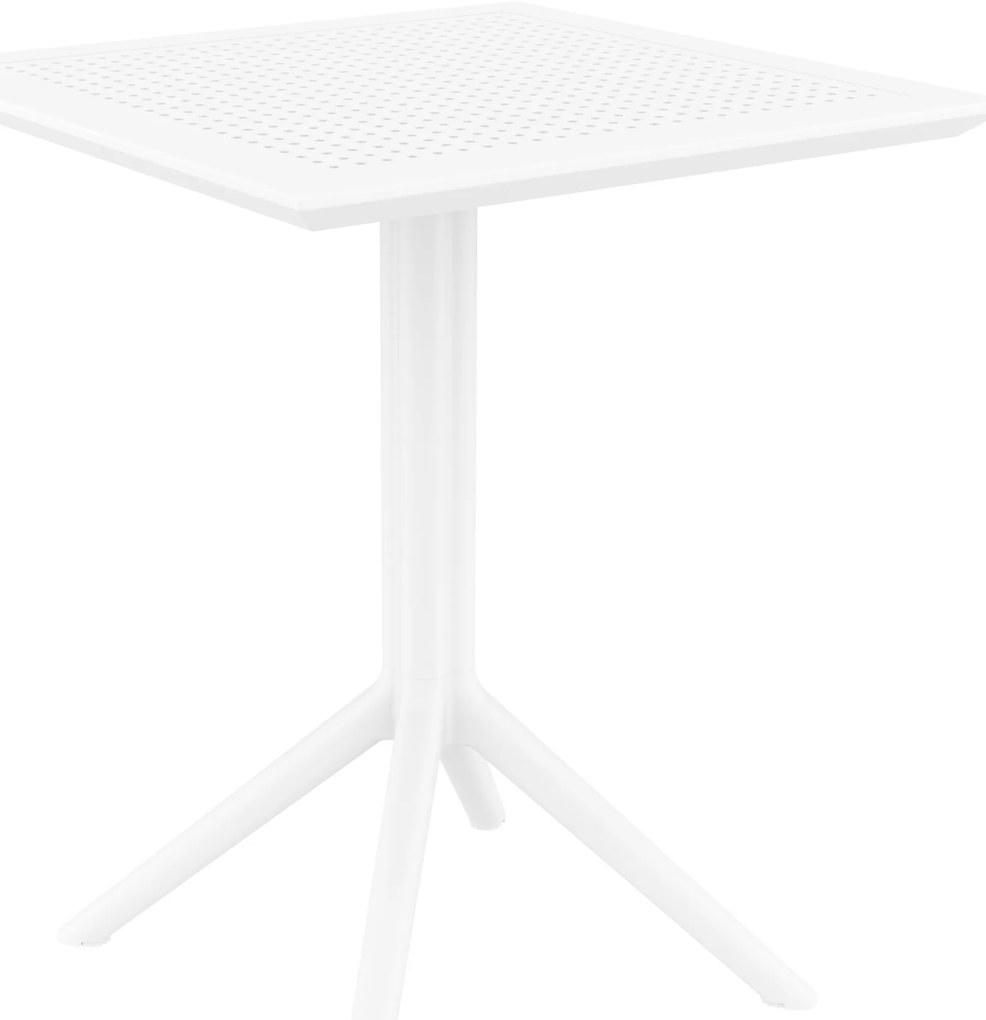 Skladací stôl Sky square - biela