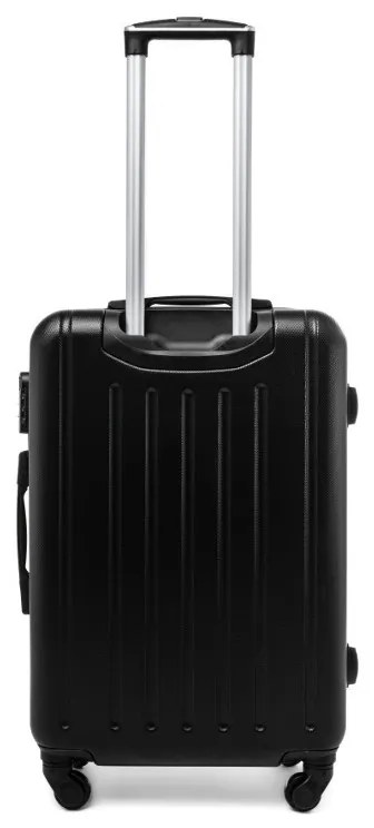 Rogal Čierny škrupinový kufor do lietadla "Armor" - M (35l)