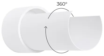 Sollux SL.1676 - Nástenné svietidlo FLASH 1xE27/15W/230V biela