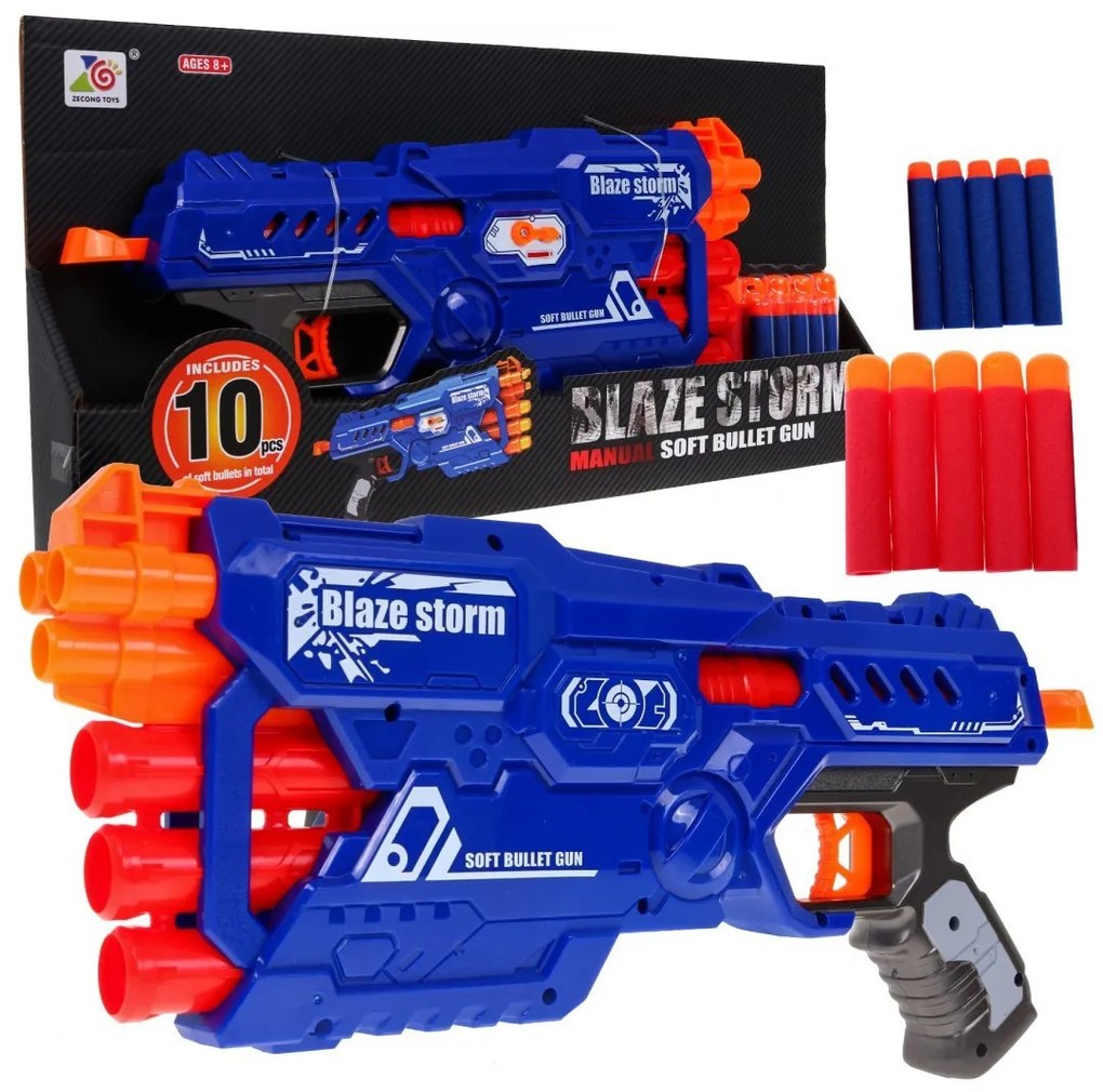 Detská puška Blaze Storm RAMIZ ZC7097 - modrá